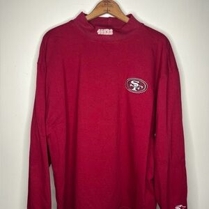 Vintage 49ers Starter Pro Line Turtle Neck NFL Football San Francisco XL 90s